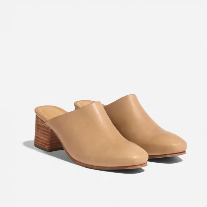 Nisolo Loafers and Mules Women AllDay Heeled Mule Almond
