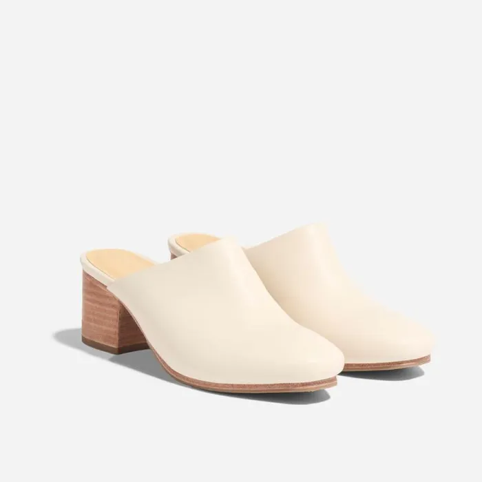 Nisolo Loafers and Mules Women AllDay Heeled Mule Bone
