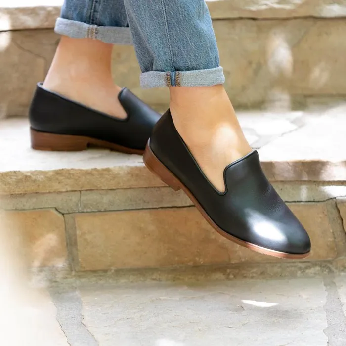 Nisolo Loafers and Mules Women Everyday Slip On Loafer Black Nisolo Loafers and Mules Women Everyday Slip On Loafer Black
