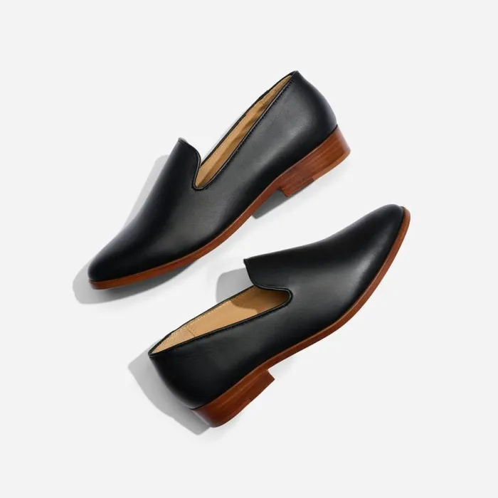 Nisolo Loafers and Mules Women Everyday Slip On Loafer Black Nisolo Loafers and Mules Women Everyday Slip On Loafer Black