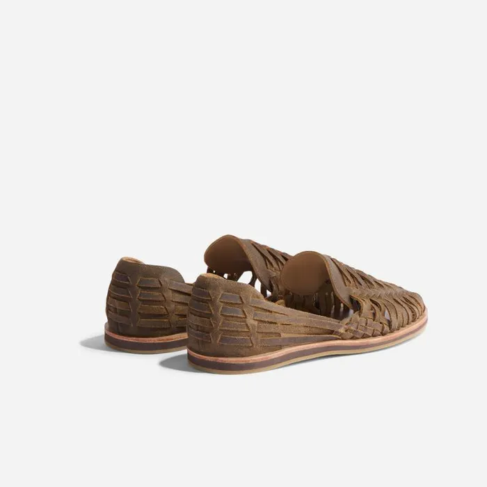 Nisolo Oxfords and Loafers Men Huarache Sandal Waxed Brown Nisolo Oxfords and Loafers Men Huarache Sandal Waxed Brown
