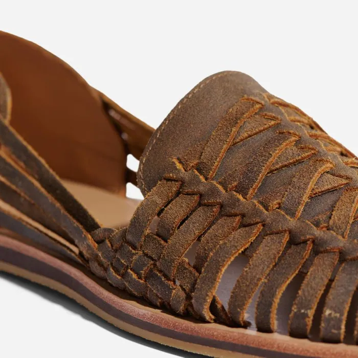 Nisolo Oxfords and Loafers Men Huarache Sandal Waxed Brown Nisolo Oxfords and Loafers Men Huarache Sandal Waxed Brown