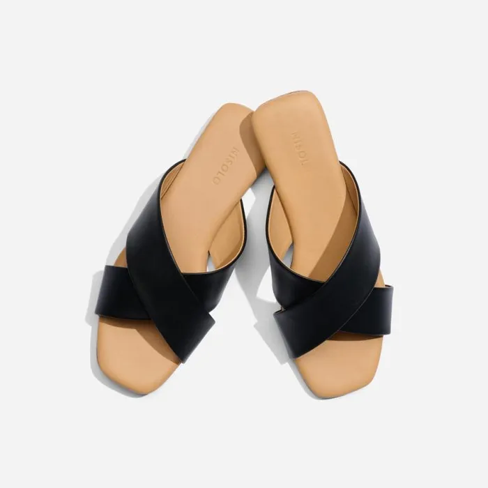 Nisolo Sandals Women Catalina Slide Sandal Black Nisolo Sandals Women Catalina Slide Sandal Black