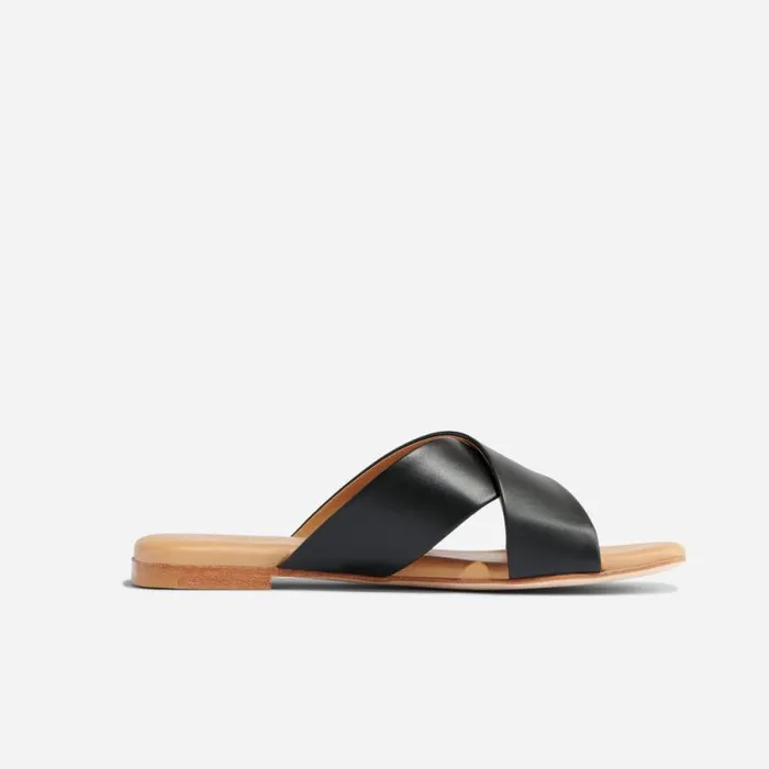 Nisolo Sandals Women Catalina Slide Sandal Black Nisolo Sandals Women Catalina Slide Sandal Black