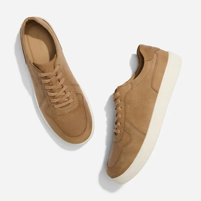 Nisolo Sneakers Men Beto GoTo Court Sneaker Tobacco Nisolo Sneakers Men Beto GoTo Court Sneaker Tobacco
