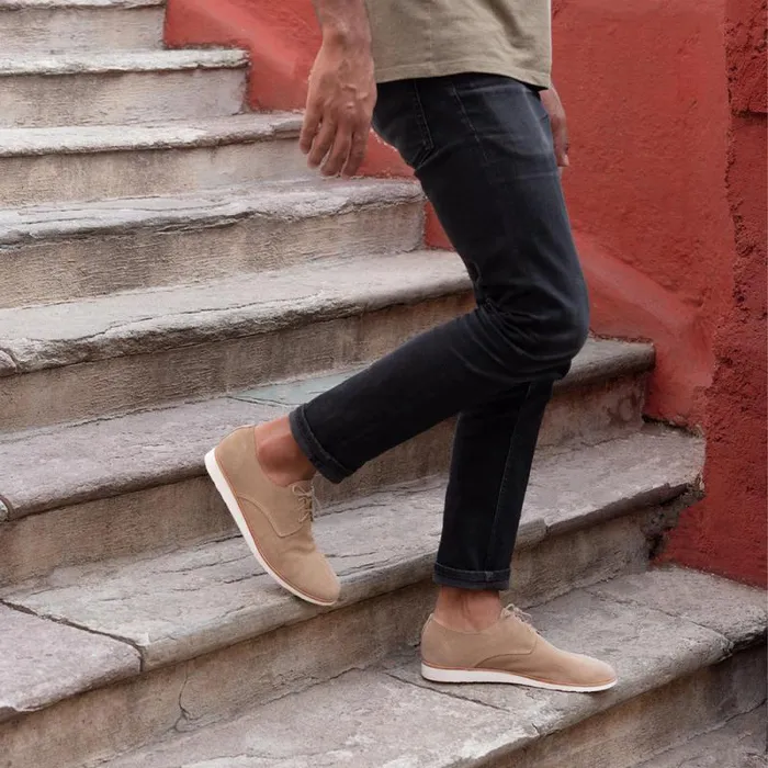 Nisolo Sneakers Men Lightweight Flex Derby Stone Nisolo Sneakers Men Lightweight Flex Derby Stone