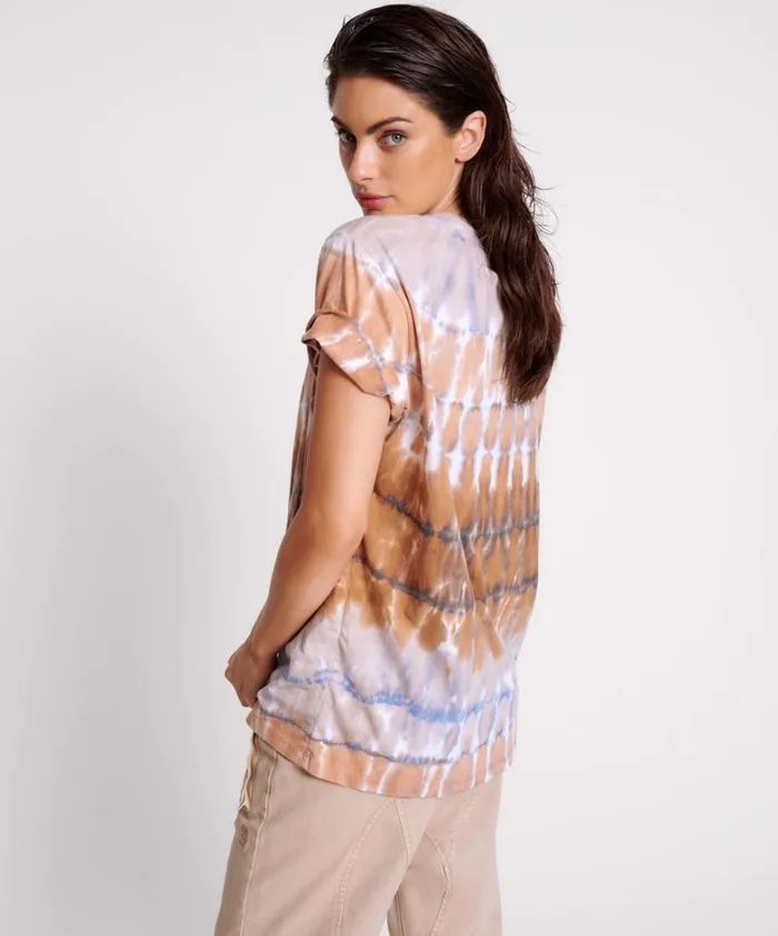 One Teaspoon Basic Tees MIRAGE HAND TIE DYED ORGANIC UNISEX TEE 8211 Women One Teaspoon Basic Tees MIRAGE HAND TIE DYED ORGANIC UNISEX TEE 8211 Women