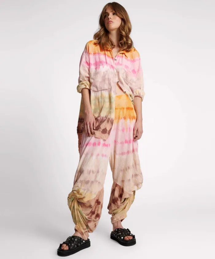 One Teaspoon Bottoms MIRAGE HAND DYED MUSLIN GYPSY PANT 8211 Women