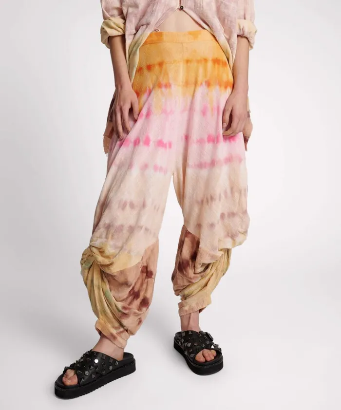 One Teaspoon Bottoms MIRAGE HAND DYED MUSLIN GYPSY PANT 8211 Women