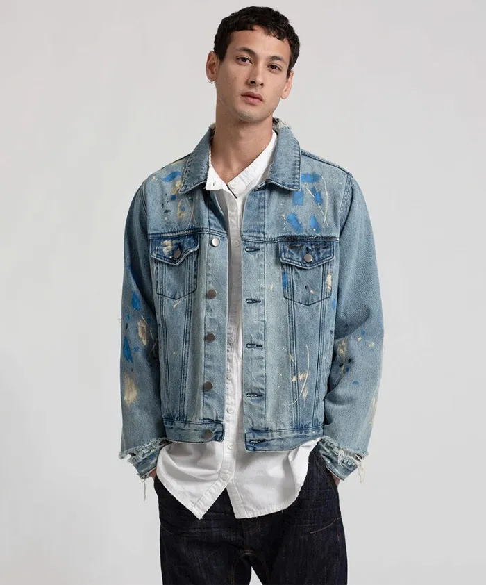 One Teaspoon Denim Jackets PAINTED DENIM JACKET 8211 Women One Teaspoon Denim Jackets PAINTED DENIM JACKET 8211 Women