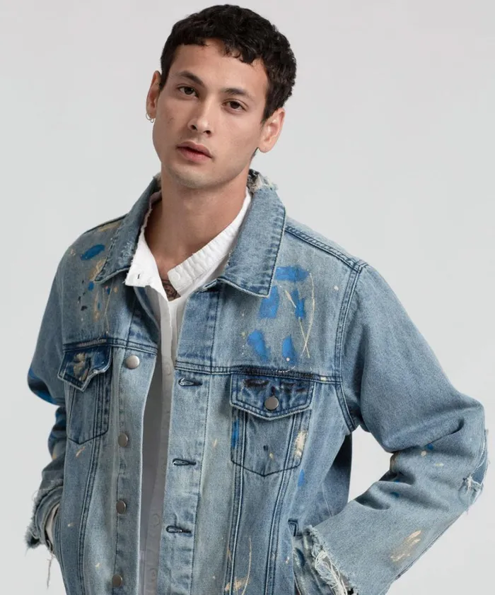 One Teaspoon Denim Jackets PAINTED DENIM JACKET 8211 Women One Teaspoon Denim Jackets PAINTED DENIM JACKET 8211 Women
