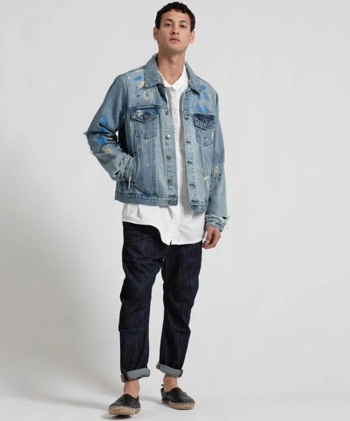One Teaspoon Denim Jackets PAINTED DENIM JACKET 8211 Women One Teaspoon Denim Jackets PAINTED DENIM JACKET 8211 Women