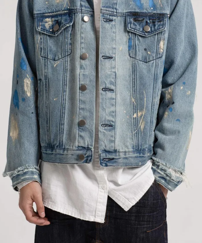 One Teaspoon Denim Jackets PAINTED DENIM JACKET 8211 Women One Teaspoon Denim Jackets PAINTED DENIM JACKET 8211 Women