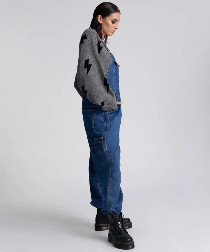 One Teaspoon Denim Jumpsuits BLUE NIGHT STANTON ST OVERSIZED OVERALLS 8211 Women One Teaspoon Denim Jumpsuits BLUE NIGHT STANTON ST OVERSIZED OVERALLS 8211 Women