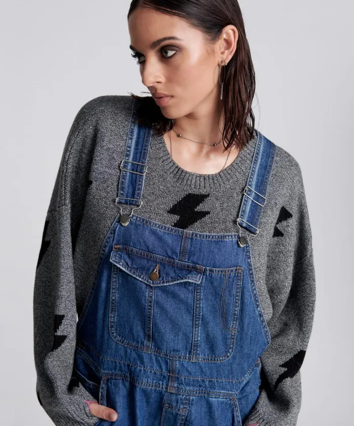 One Teaspoon Denim Jumpsuits BLUE NIGHT STANTON ST OVERSIZED OVERALLS 8211 Women One Teaspoon Denim Jumpsuits BLUE NIGHT STANTON ST OVERSIZED OVERALLS 8211 Women