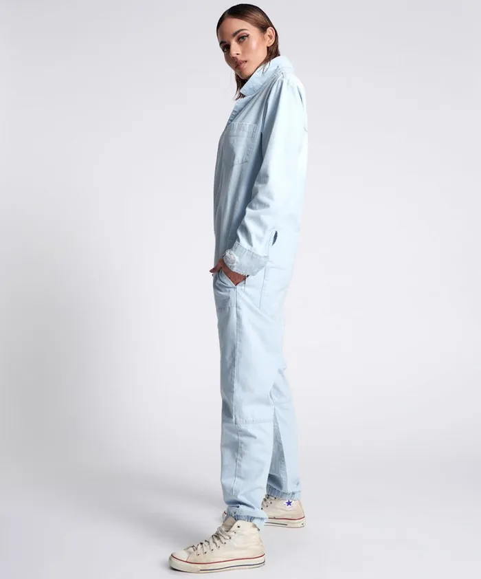 One Teaspoon Denim Jumpsuits CLASSIC CHAMBRAY PARADISE JUMPSUIT 8211 Women One Teaspoon Denim Jumpsuits CLASSIC CHAMBRAY PARADISE JUMPSUIT 8211 Women