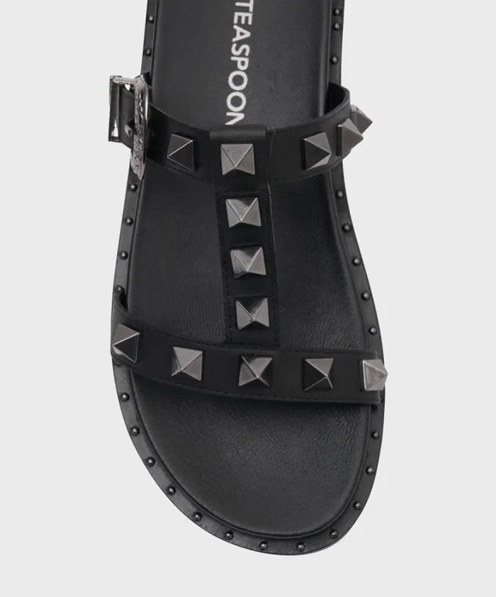 One Teaspoon Footwear ELISE STUDDED SLIDE 8211 Women One Teaspoon Footwear ELISE STUDDED SLIDE 8211 Women