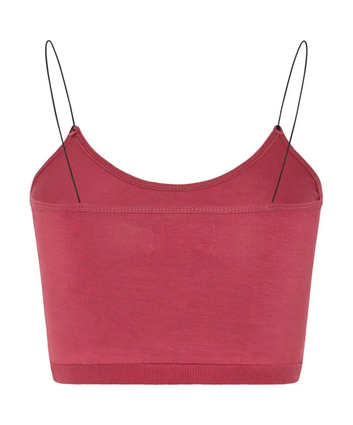 One Teaspoon Intimates OTS PINK BOXER CROP BRALETTE 8211 Women