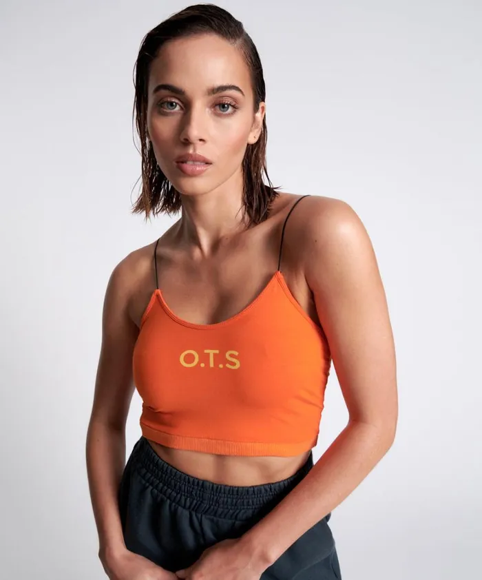 One Teaspoon Intimates OTS STRING CROP ORANGE 8211 Women