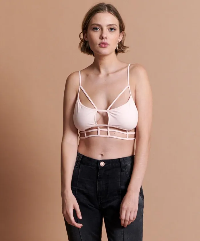 One Teaspoon Intimates SUPERMAN BODICE PINK 8211 Women