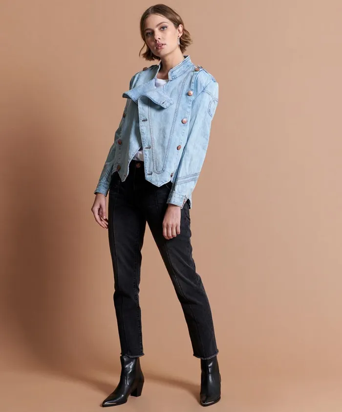 One Teaspoon Jackets BLUE HART MILITAIRE JACKET 8211 Women