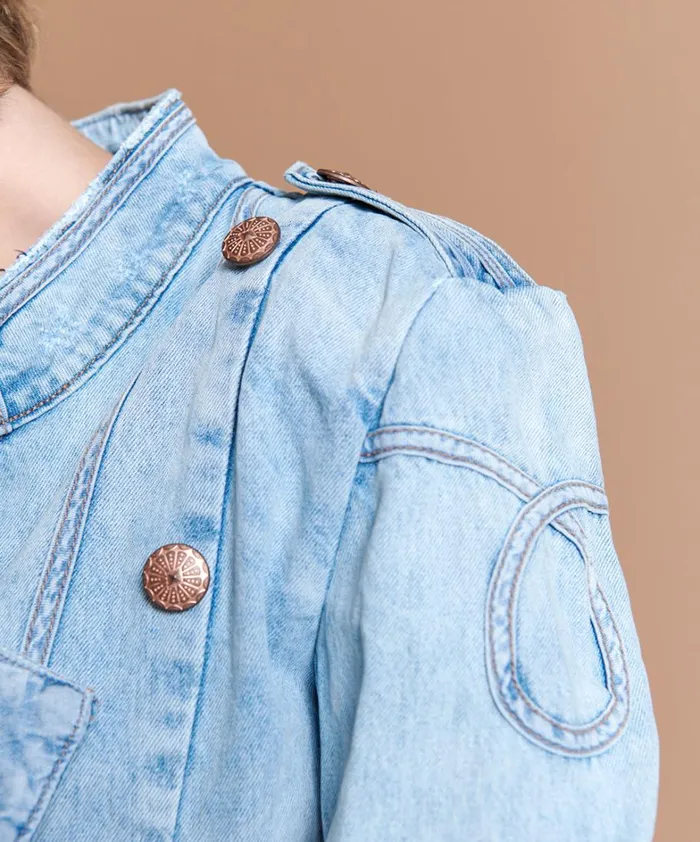 One Teaspoon Jackets BLUE HART MILITAIRE JACKET 8211 Women