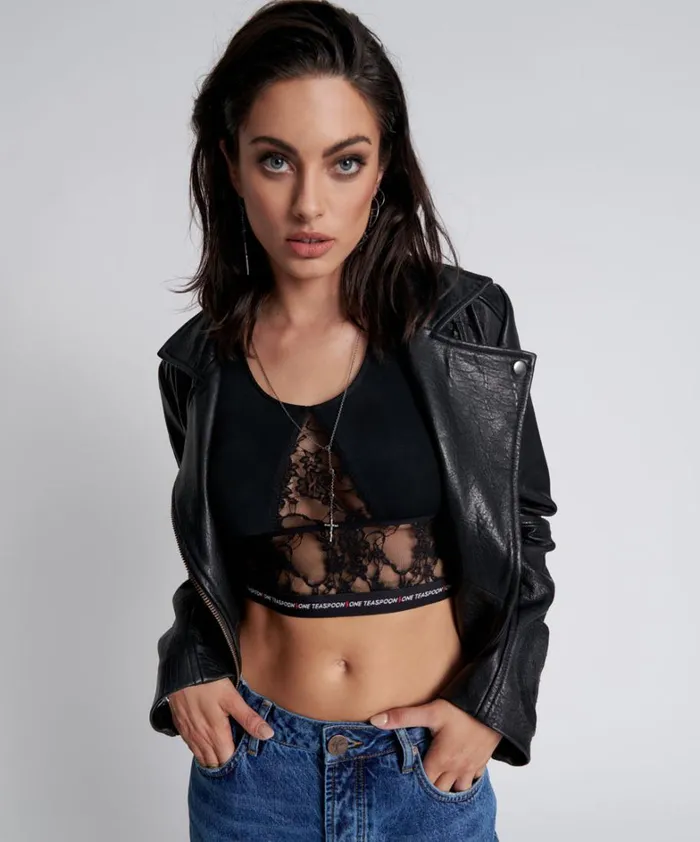 One Teaspoon Jackets GAME OVER CLASSIC LEATHER JACKET 8211 Women One Teaspoon Jackets GAME OVER CLASSIC LEATHER JACKET 8211 Women