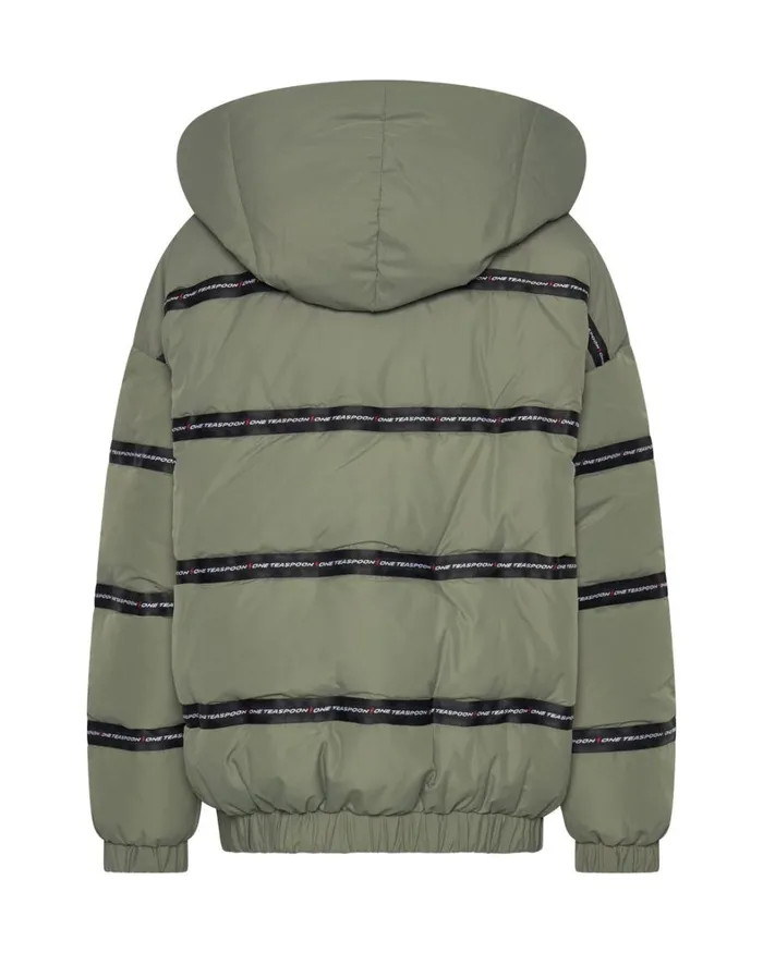 One Teaspoon Jackets OT KHAKI PUFFA JACKET 8211 Women One Teaspoon Jackets OT KHAKI PUFFA JACKET 8211 Women