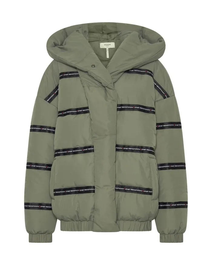 One Teaspoon Jackets OT KHAKI PUFFA JACKET 8211 Women One Teaspoon Jackets OT KHAKI PUFFA JACKET 8211 Women