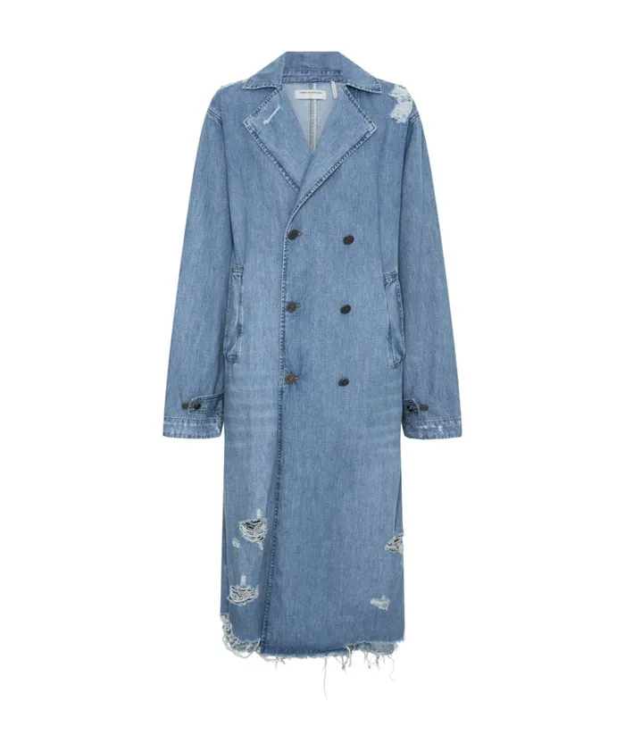 One Teaspoon Jackets PACIFICA DENIM TRENCH COAT 8211 Women One Teaspoon Jackets PACIFICA DENIM TRENCH COAT 8211 Women
