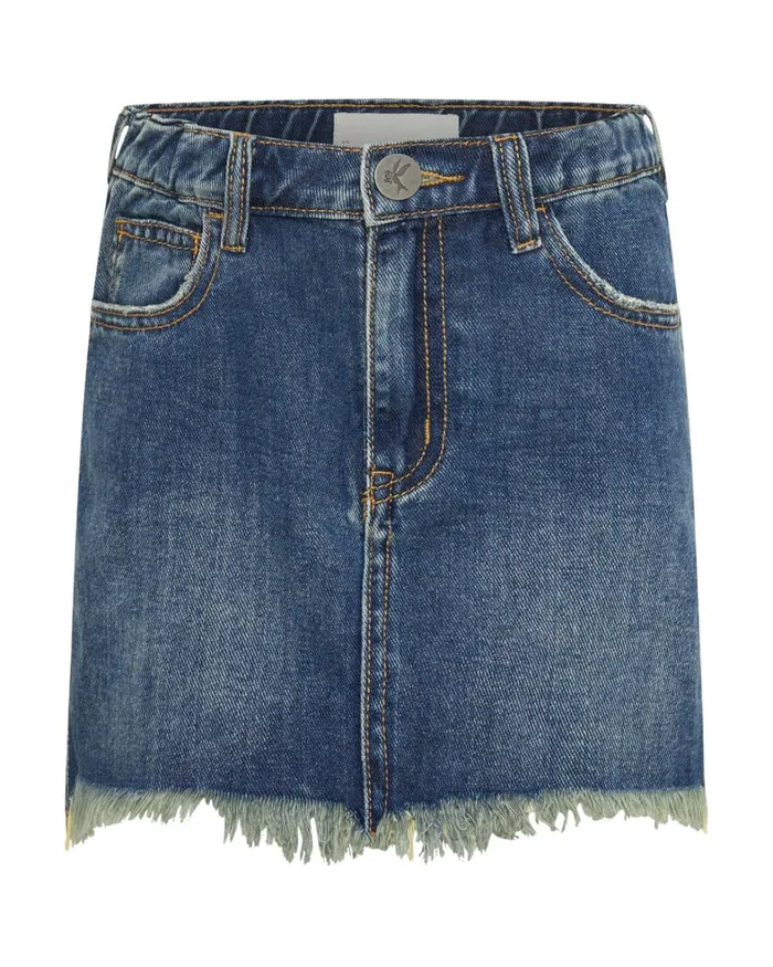 One Teaspoon Kids KIDS DIRTY INDIGO 2020 MINI HIGH WAIST DENIM SKIRT 8211 Kids