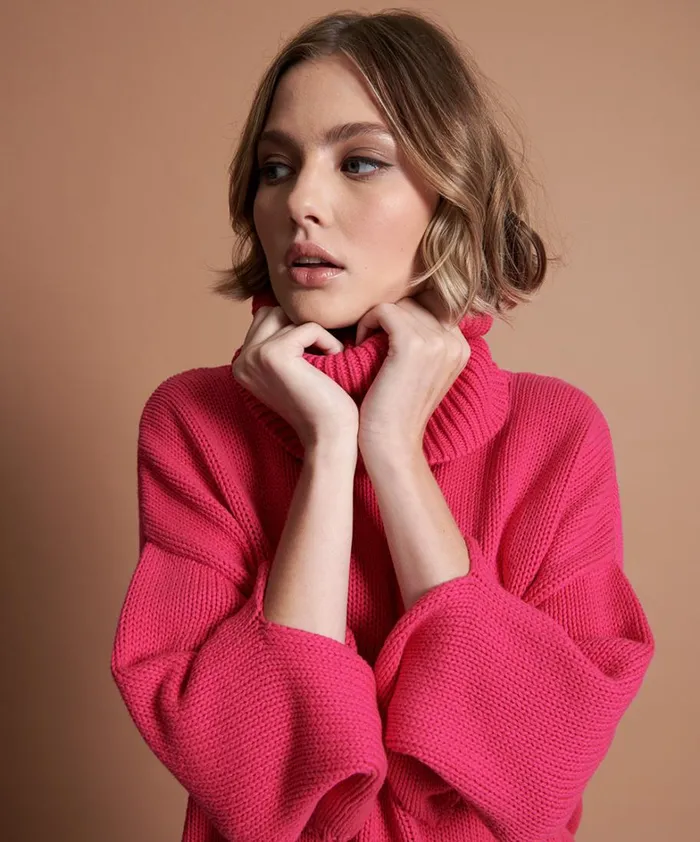 One Teaspoon Knitwear WINONA BACKLESS SWEATER PINK 8211 Women
