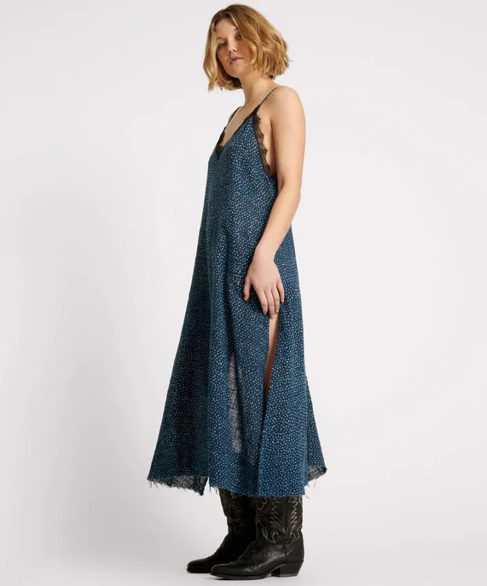 One Teaspoon Midi and Maxi Dresses BATIK SPOT HAND DYED DELIRIOUS MAXI DRESS 8211 Women