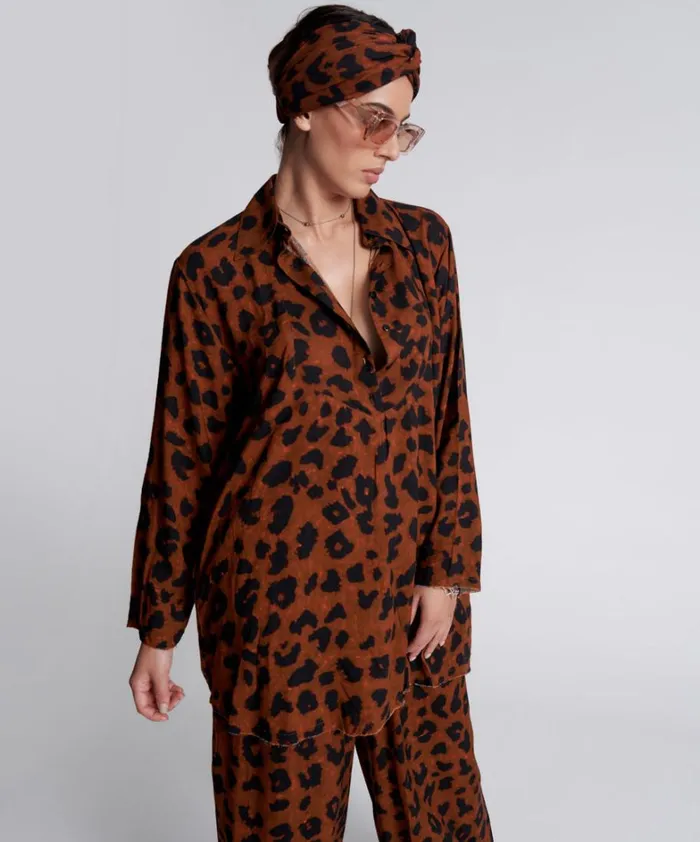 One Teaspoon Mini Dresses ANIMAL ANARCHY TUX TUNIC 8211 Women