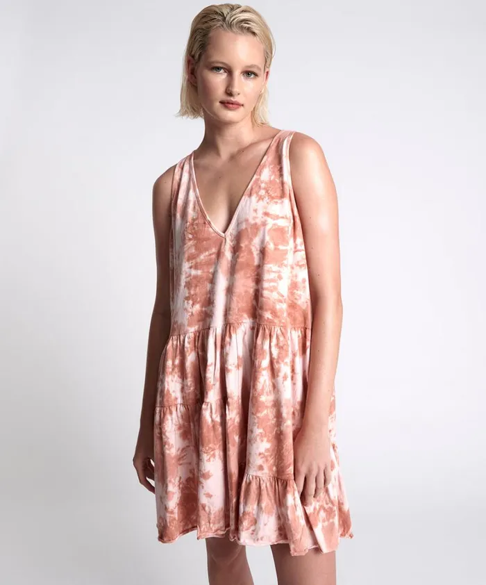 One Teaspoon Mini Dresses GYPSY TIE DYE SMOKE JERSEY DRESS 8211 Women One Teaspoon Mini Dresses GYPSY TIE DYE SMOKE JERSEY DRESS 8211 Women