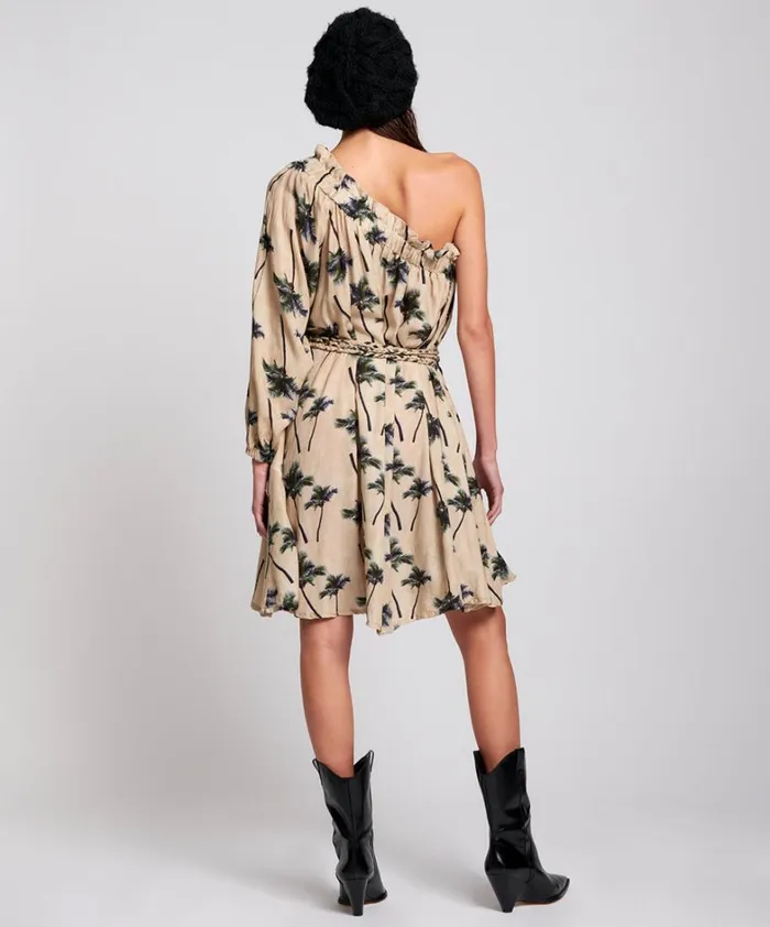 One Teaspoon Mini Dresses SAMOA ISLANDS SUSTAINABLE TENCEL ROAMER DRESS 8211 Women One Teaspoon Mini Dresses SAMOA ISLANDS SUSTAINABLE TENCEL ROAMER DRESS 8211 Women