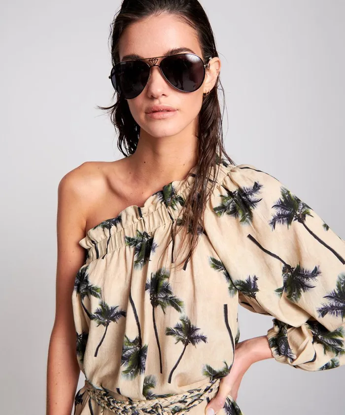 One Teaspoon Mini Dresses SAMOA ISLANDS SUSTAINABLE TENCEL ROAMER DRESS 8211 Women One Teaspoon Mini Dresses SAMOA ISLANDS SUSTAINABLE TENCEL ROAMER DRESS 8211 Women