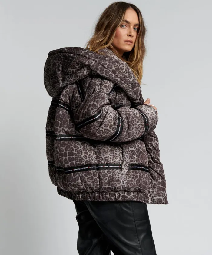 One Teaspoon Puffa Jackets ADDICTED ANIMAL PUFFA JACKET 8211 Women One Teaspoon Puffa Jackets ADDICTED ANIMAL PUFFA JACKET 8211 Women