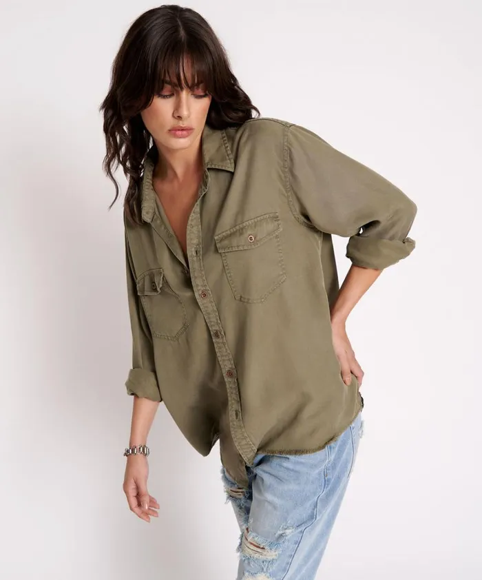 One Teaspoon Shirts CUT OFF ORIGINAL LIBERTY SHIRT 8211 Women One Teaspoon Shirts CUT OFF ORIGINAL LIBERTY SHIRT 8211 Women