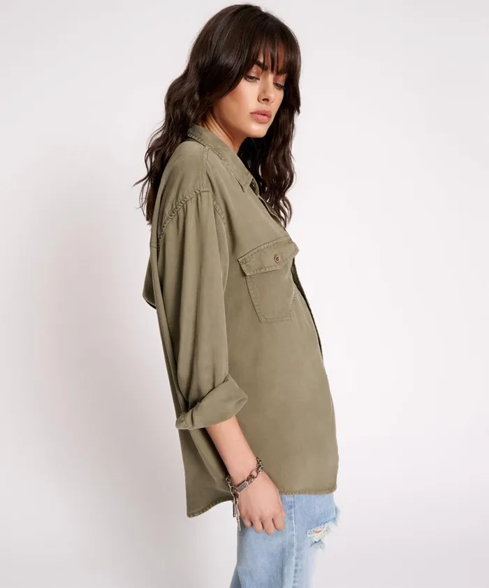 One Teaspoon Shirts CUT OFF ORIGINAL LIBERTY SHIRT 8211 Women One Teaspoon Shirts CUT OFF ORIGINAL LIBERTY SHIRT 8211 Women