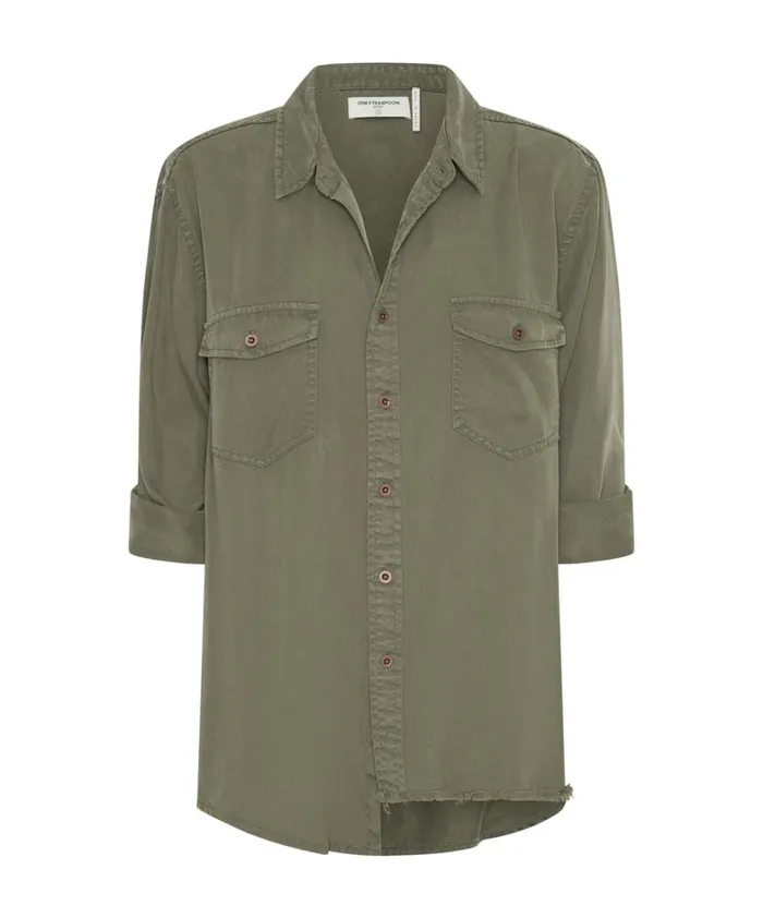 One Teaspoon Shirts CUT OFF ORIGINAL LIBERTY SHIRT 8211 Women One Teaspoon Shirts CUT OFF ORIGINAL LIBERTY SHIRT 8211 Women