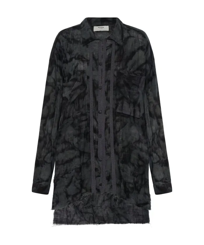 One Teaspoon Shirts RESONANCE MUSLIN LONGLINE SHIRT 8211 Women One Teaspoon Shirts RESONANCE MUSLIN LONGLINE SHIRT 8211 Women