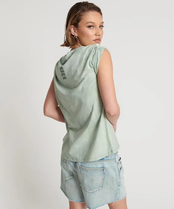 One Teaspoon Tees and Tanks LOVE STAINED CREW TEE 8211 Women One Teaspoon Tees and Tanks LOVE STAINED CREW TEE 8211 Women