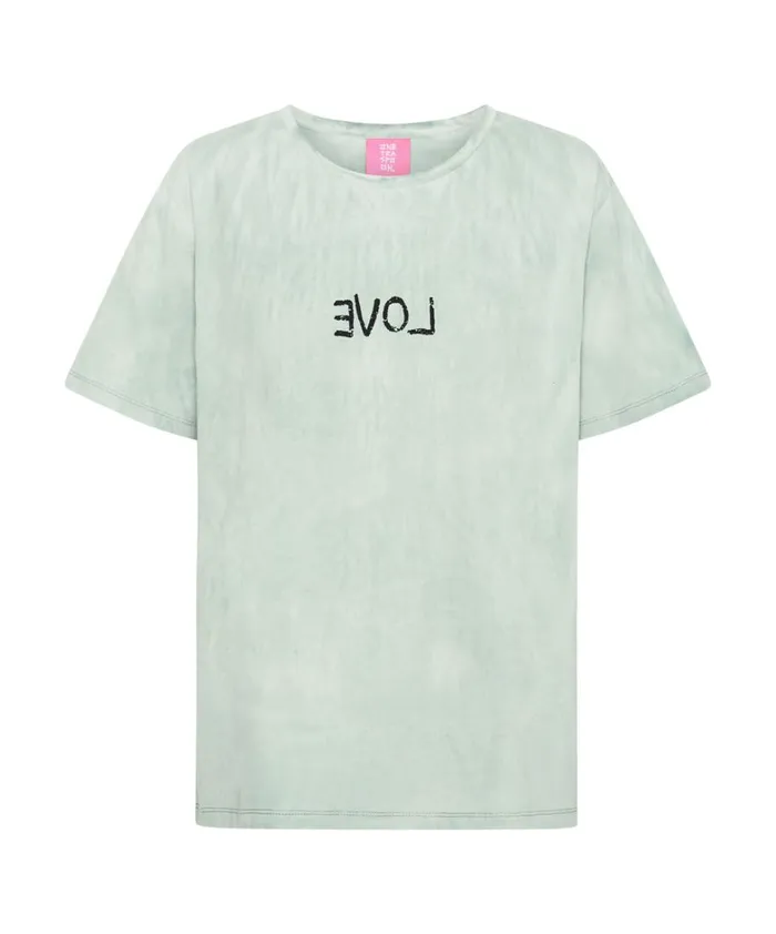 One Teaspoon Tees and Tanks LOVE STAINED CREW TEE 8211 Women One Teaspoon Tees and Tanks LOVE STAINED CREW TEE 8211 Women