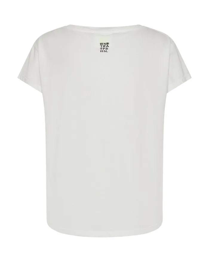 One Teaspoon Tees and Tanks ONE TEASPOON ORGANIC SCOOP NECK BASIC TEE WHITE 8211 Women One Teaspoon Tees and Tanks ONE TEASPOON ORGANIC SCOOP NECK BASIC TEE WHITE 8211 Women