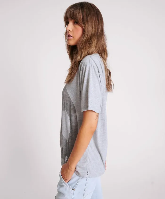 One Teaspoon Tees and Tanks PEACE BURNOUT BASKETBALL TEE 8211 Women One Teaspoon Tees and Tanks PEACE BURNOUT BASKETBALL TEE 8211 Women