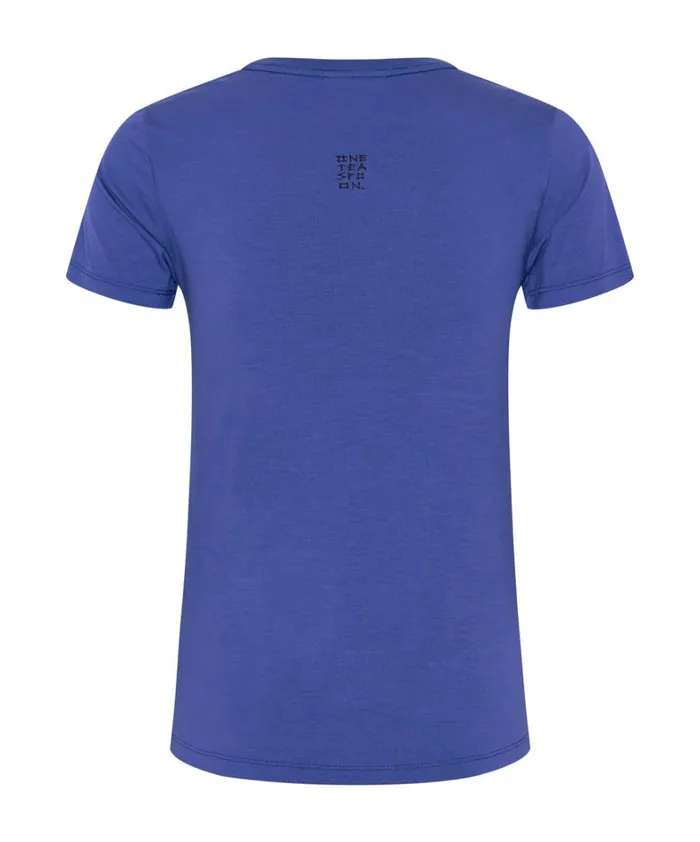 One Teaspoon Tees and Tanks VIOLET LOGO FITTED TEE 8211 Women