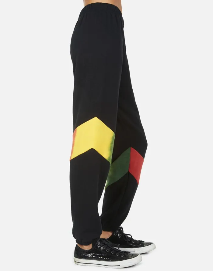 Ophelia Rasta Lion Blackrasta Women039s Lauren Moshi Long Sweatpants