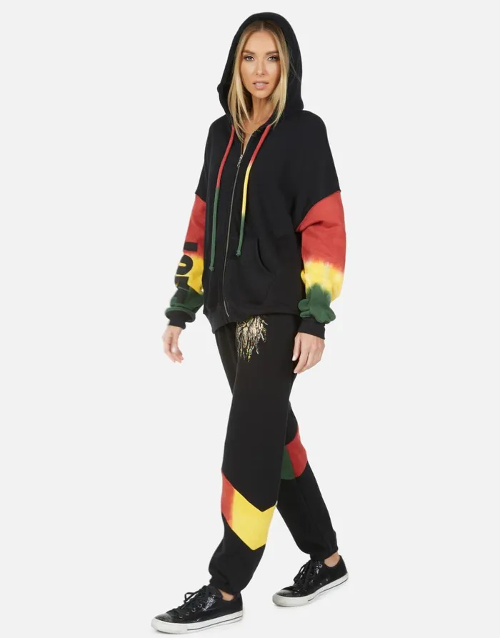 Ophelia Rasta Lion Blackrasta Women039s Lauren Moshi Long Sweatpants