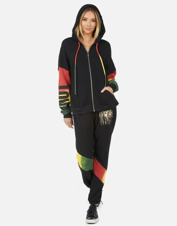 Ophelia Rasta Lion Blackrasta Women039s Lauren Moshi Long Sweatpants